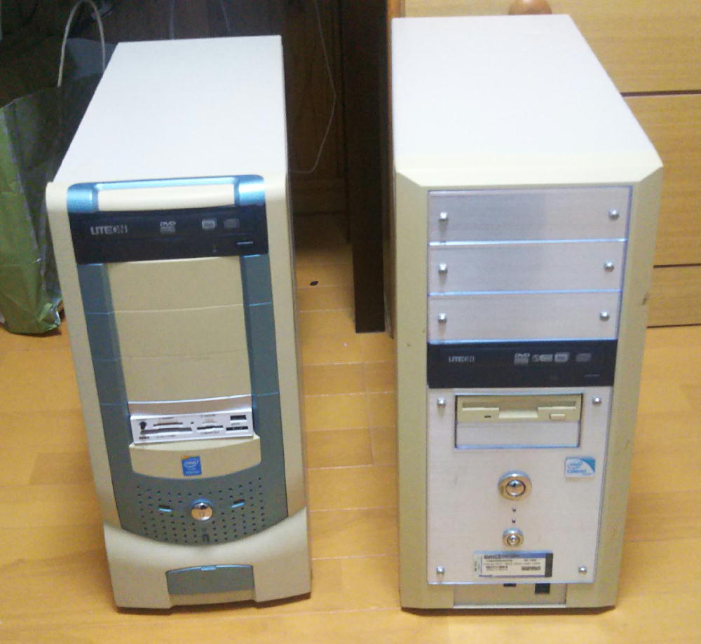 １号機 １９９９年５月 初めて組み立てたウィンドウズ９８マシンです ｃｐｕはｃｅｌｅｒｏｎ３３３ｍｈｚ